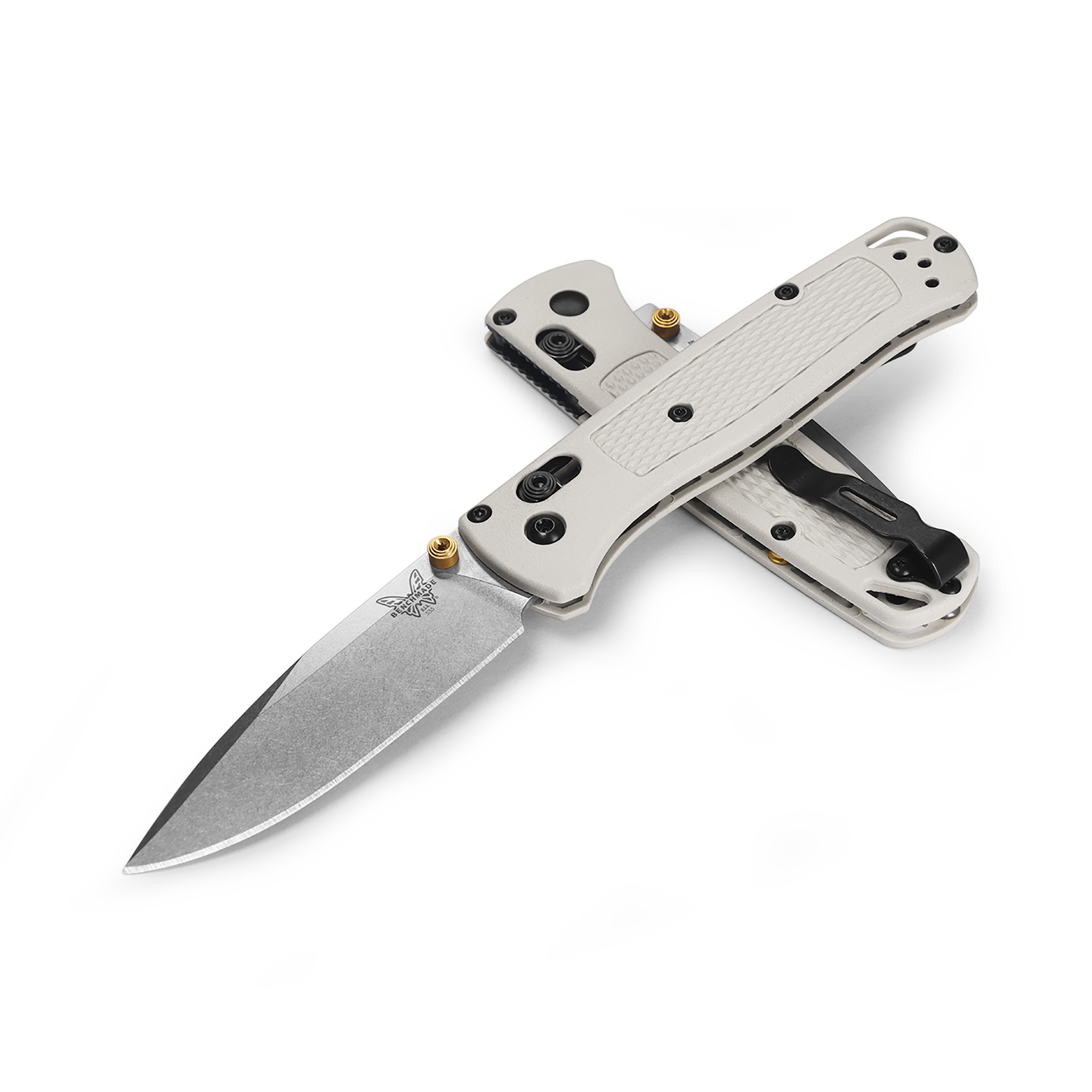 Benchmade Bugout - AXIS Lock - Tan Grivory Handle - 535-12 Knives - Tophatter Daily Deals