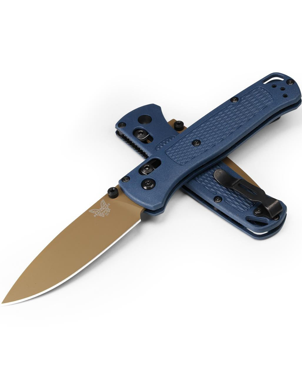 Benchmade Bugout - AXIS Lock - Crater Blue Grivory - 535FE-05 Knives - Tophatter Daily Deals