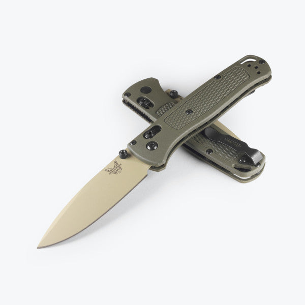 Benchmade Bugout - AXIS Lock - Dark Olive Grivory Handle - 535TN-11 Knives - Tophatter Daily Deals