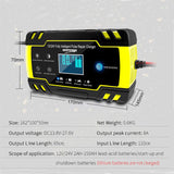 12V-24V 8A automatic digital LCD charger 0 - Tophatter Daily Deals