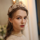 Bridal Jewelry Pearl Crystal Exquisite Headdress 0 - Tophatter Daily Deals