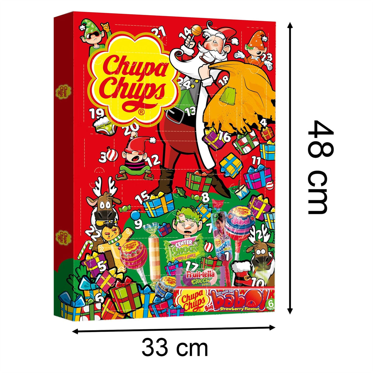Chupa Chups Advent Calendar | Christmas Sweet Lolly Advent Calendar for Kids Advent Calendar - Tophatter Daily Deals