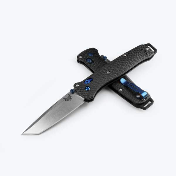 Benchmade Bailout - CPM-S90V Stonewashed Tanto Blade - Carbon Fiber Handle - 537-09 staging - Tophatter Daily Deals