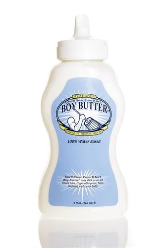 Boy Butter You'll Never Know It Isn't – Water-Based Lubricant 9 Oz Squeeze Bottle > Lube > Water Based - Tophatter Daily Deals