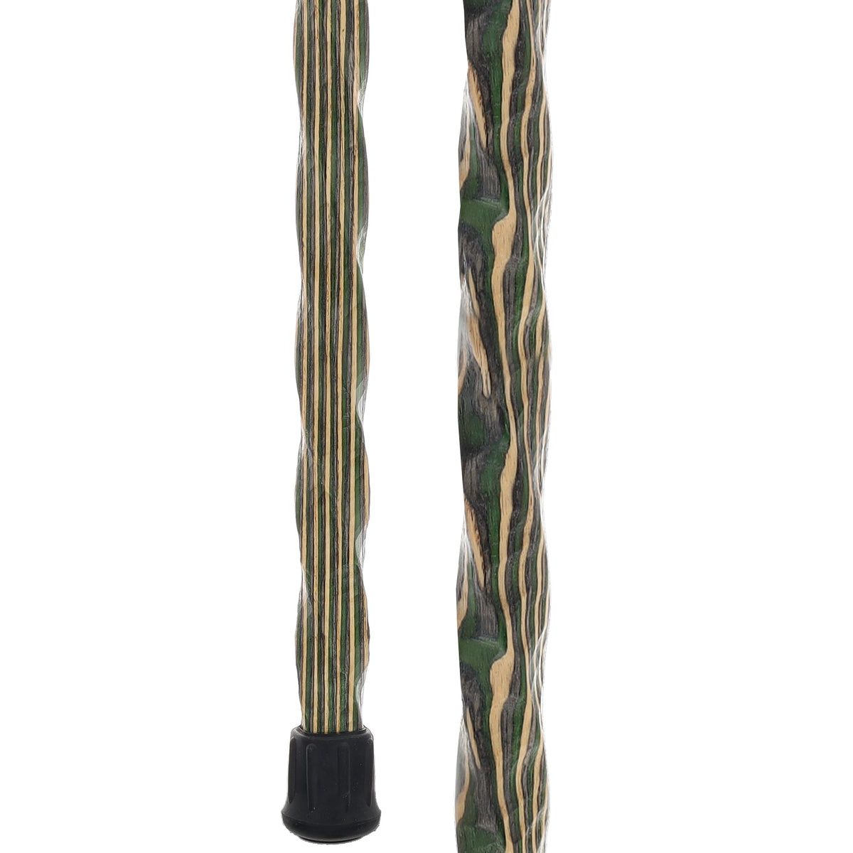 USA-Made Bean Colortone Hiking Staff: Rustic, Compass Colortone Classic Hiking Staffs - Tophatter Daily Deals
