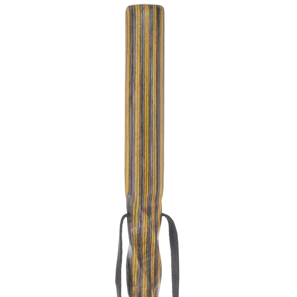 USA-Made Black/Yellow Colortone Hiking Staff: Rustic, Compass Colortone Classic Hiking Staffs - Tophatter Daily Deals