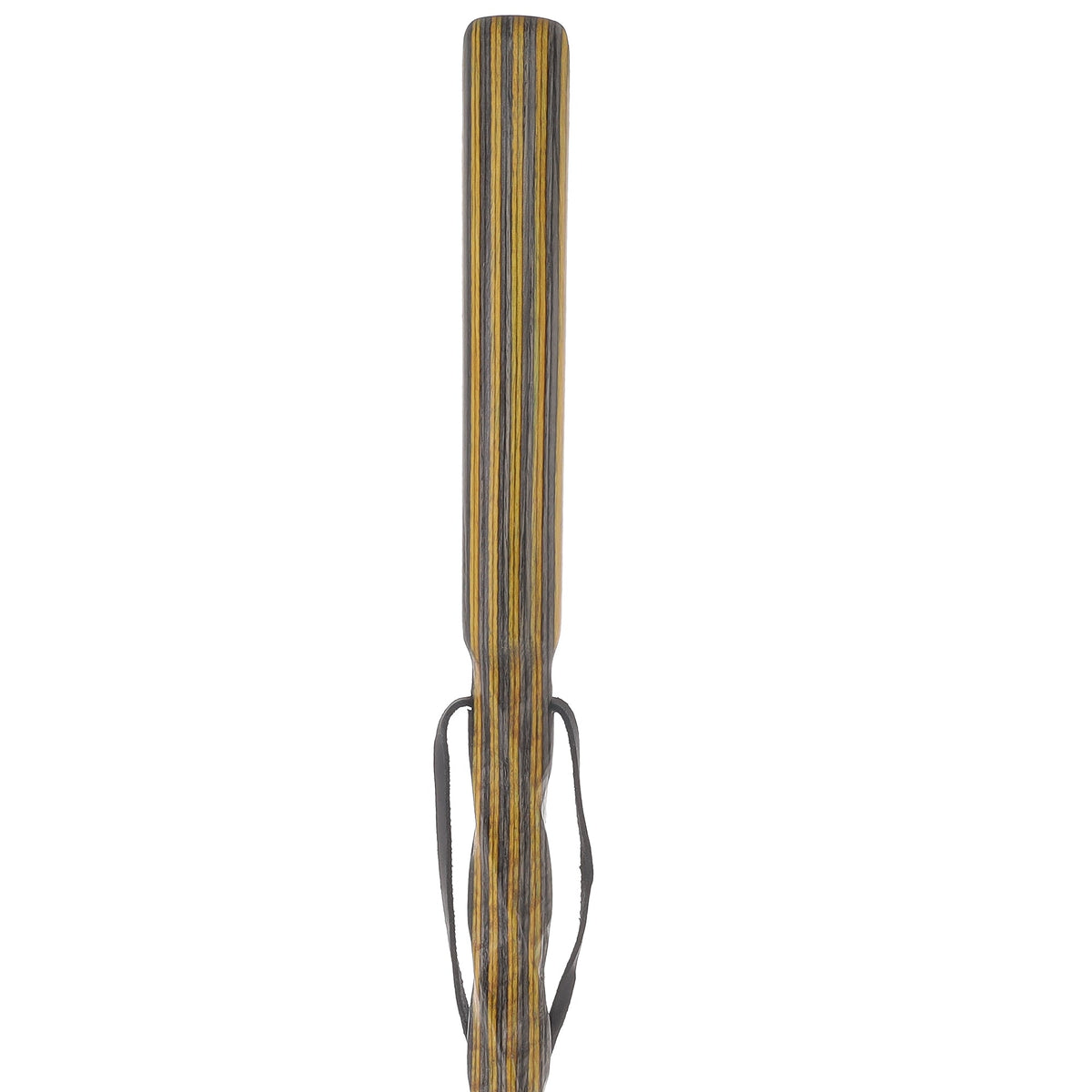 USA-Made Black/Yellow Colortone Hiking Staff: Rustic, Compass Colortone Classic Hiking Staffs - Tophatter Daily Deals
