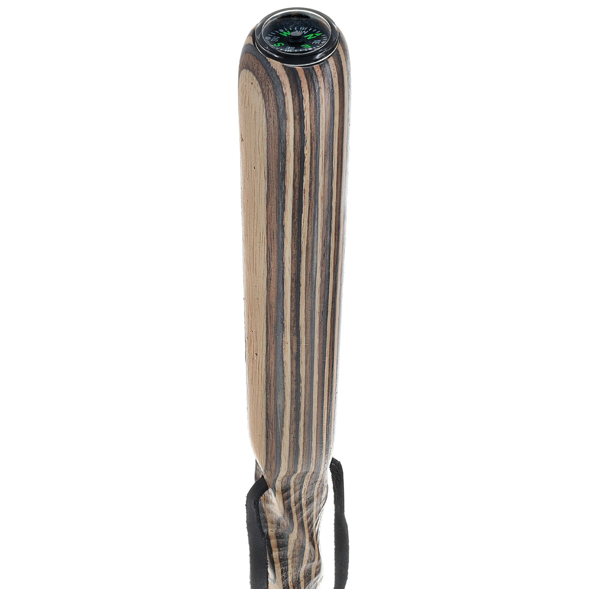 USA-Made Buckskin Colortone Hiking Staff: Rustic, Compass Colortone Classic Hiking Staffs - Tophatter Daily Deals