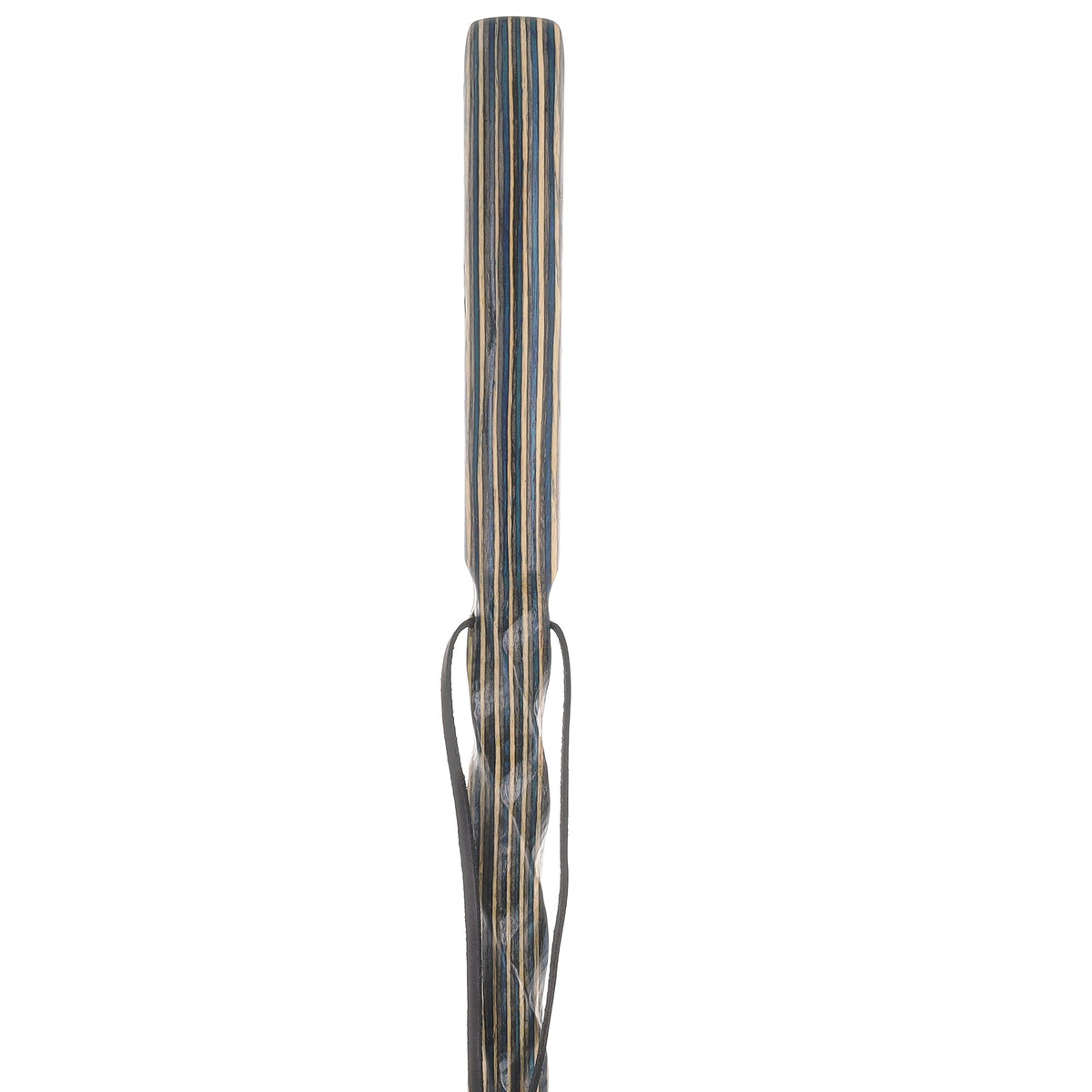 USA-Made Caribbean Wave Colorwood Hiking Staff: Rustic, Compass Colortone Classic Hiking Staffs - Tophatter Daily Deals