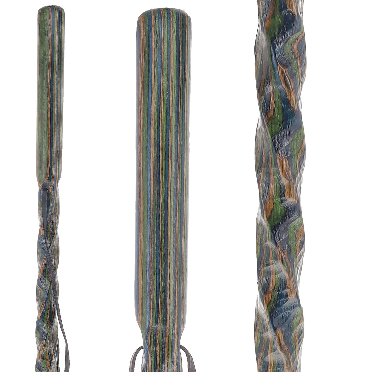 USA-Made Land & Sea Dark Colortone Hiking Staff: Rustic, Compass Colortone Classic Hiking Staffs - Tophatter Daily Deals