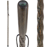 USA-Made Field & Stream Colortone Hiking Staff: Rustic, Compass Colortone Classic Hiking Staffs - Tophatter Daily Deals