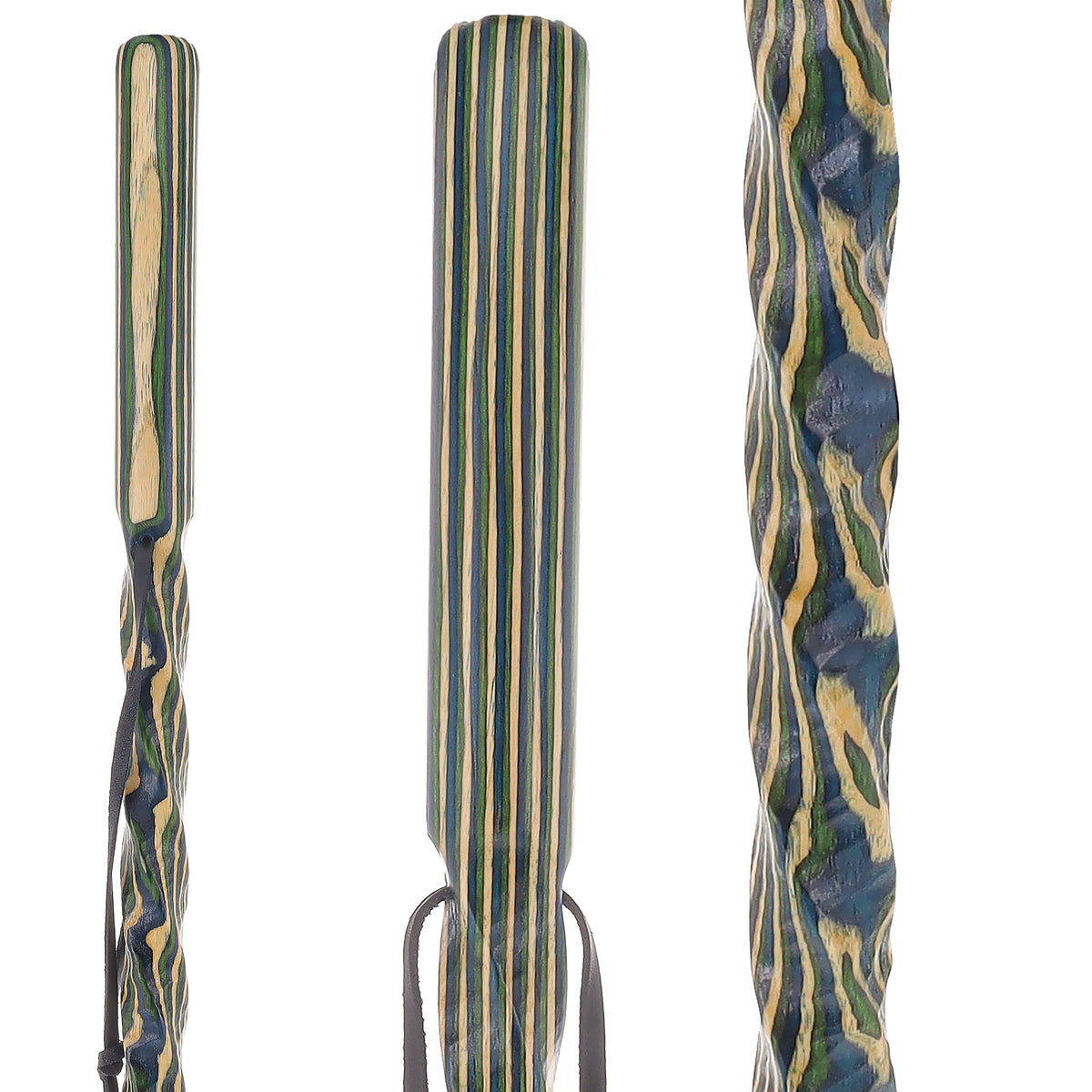 USA-Made Land & Sea Light Colortone Hiking Staff: Rustic, Compass Colortone Classic Hiking Staffs - Tophatter Daily Deals
