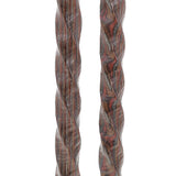 USA-Made Colortone Jacaranda Hiking Staff: Rustic with Compass Colortone Classic Hiking Staffs - Tophatter Daily Deals