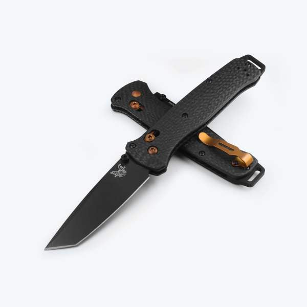 Benchmade Bailout - CPM-S90V Black Tanto Blade - Carbon Fiber Handle - 537BK-10 staging - Tophatter Daily Deals