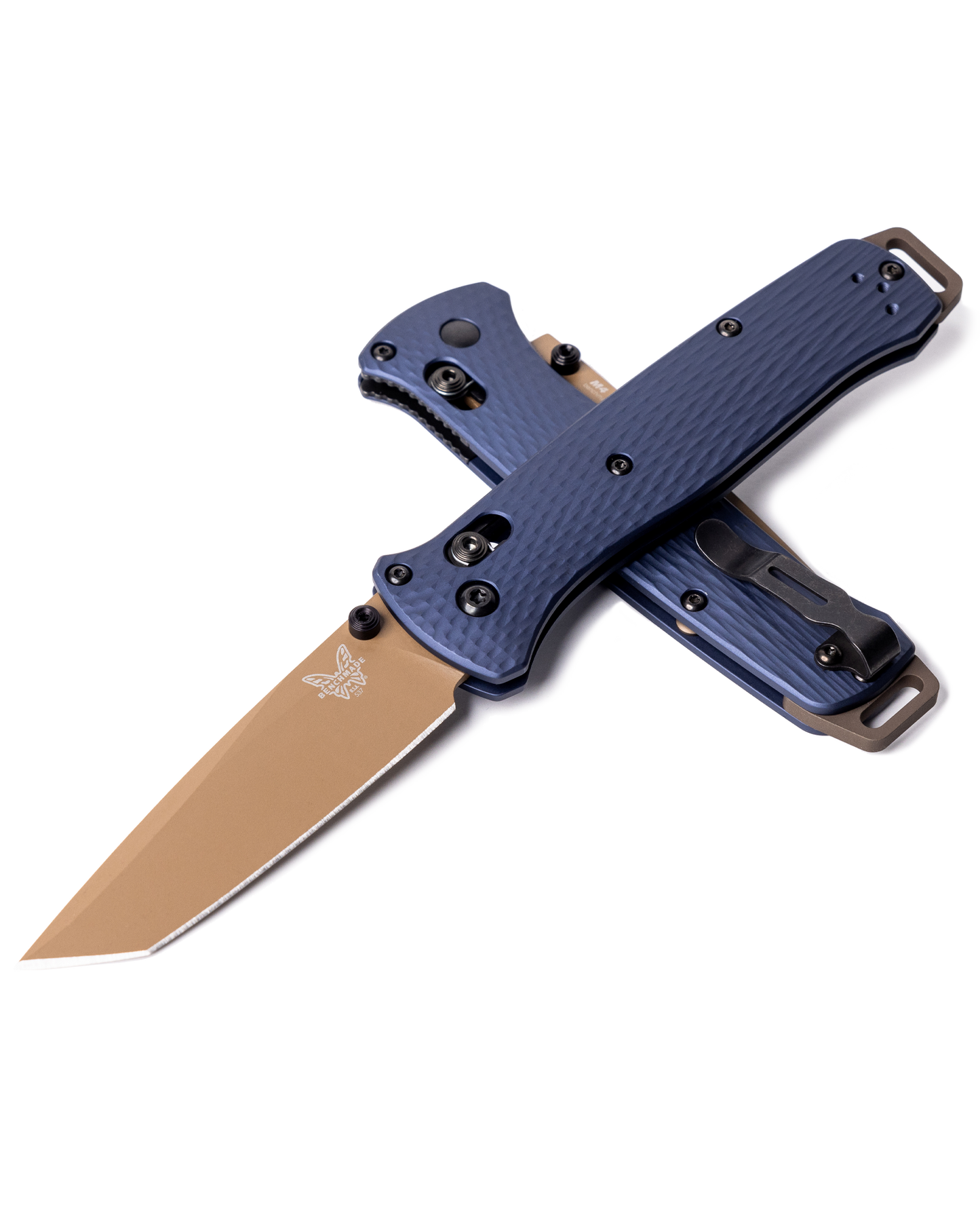 Benchmade Bailout - M4 Tanto Blade - Crater Blue Aluminum Handle - 537FE-02 Knives - Tophatter Daily Deals