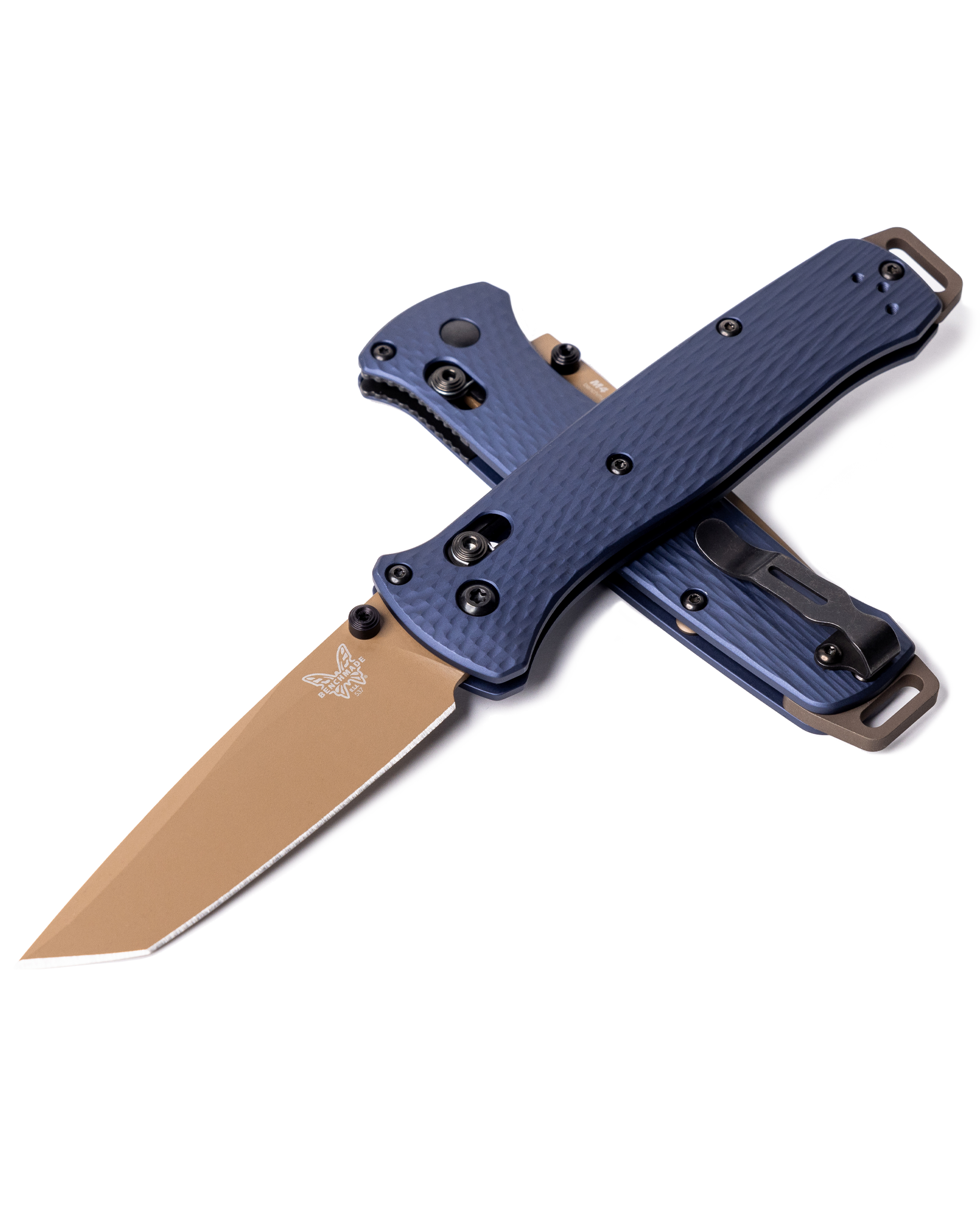 Benchmade Bailout - M4 Tanto Blade - Crater Blue Aluminum Handle - 537FE-02 Knives - Tophatter Daily Deals
