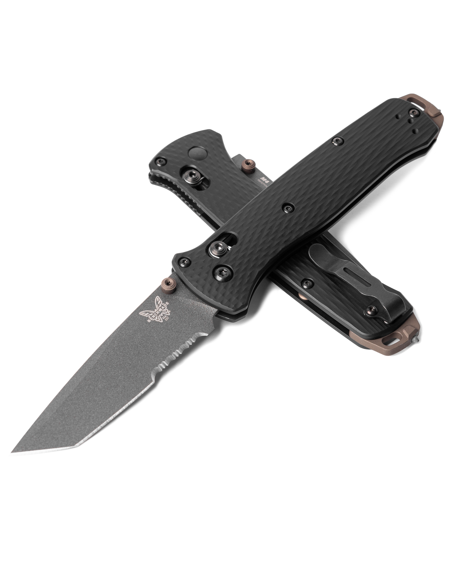 Benchmade Bailout - Serrated M4 Tanto Blade - Black Aluminum Handle - 537SGY-03 Knives - Tophatter Daily Deals