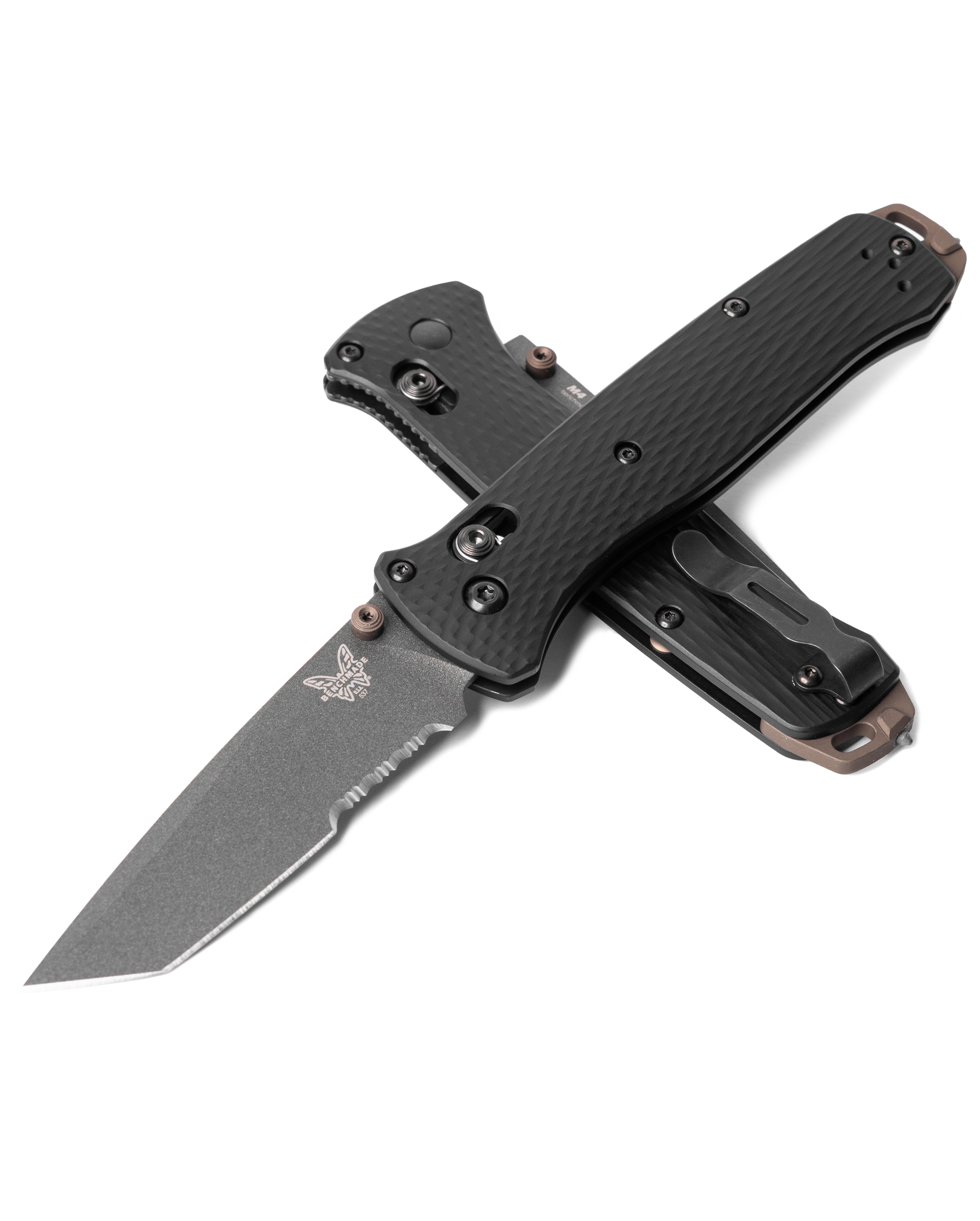 Benchmade Bailout - Serrated M4 Tanto Blade - Black Aluminum Handle - 537SGY-03 Knives - Tophatter Daily Deals