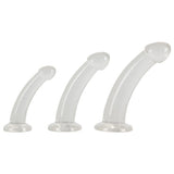 Three Piece Crystal Clear Anal Training Set > Anal Range > Butt Plug Kits - Tophatter Daily Deals