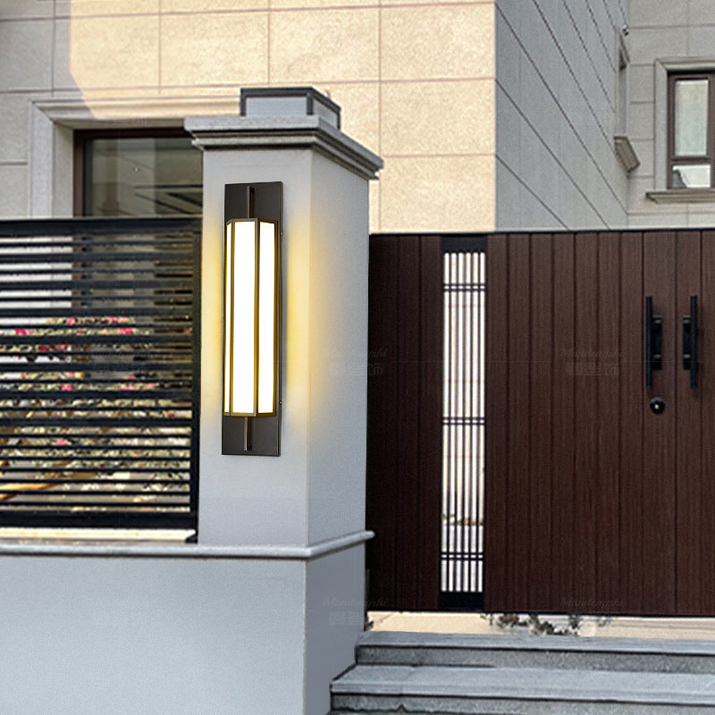 Aterproof Villa Gate Pillar Courtyard Garden Outdoor Rainproof Wall Lamp 0 - Tophatter Daily Deals