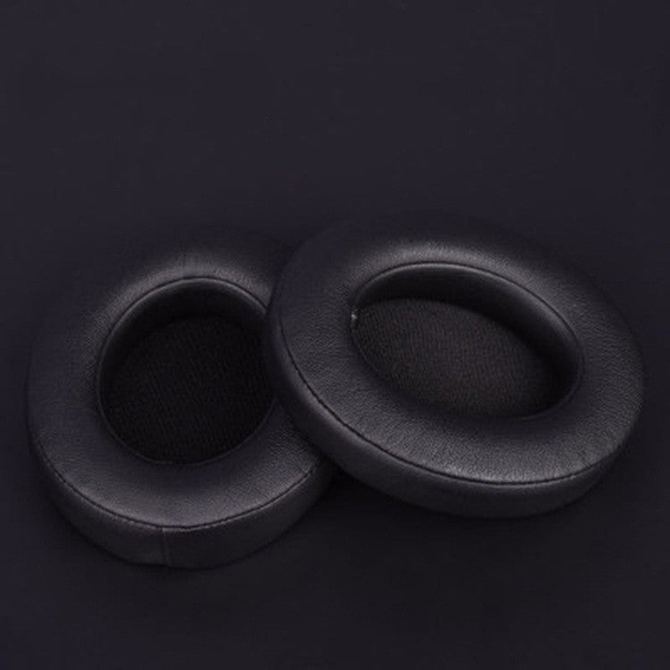 A pair of headphone sleeve sponge sleeve earmuffs Black 0 - Tophatter Daily Deals