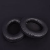 A pair of headphone sleeve sponge sleeve earmuffs Black 0 - Tophatter Daily Deals