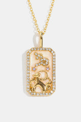 Rhinestone Constellation Pendant Copper Necklace Necklaces - Tophatter Daily Deals