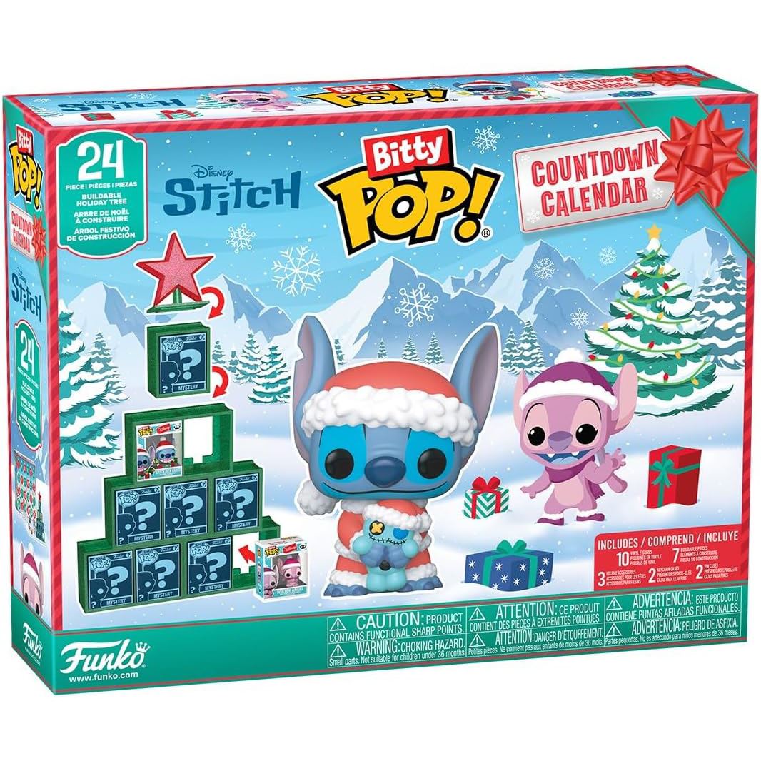 Funko Bitty Pop Disney Stitch Christmas Advent Calendar, Kids Advent Calendar Advent Calendar - Tophatter Daily Deals