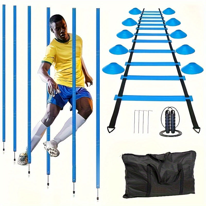 Agility Training Set with Ladder and Accessories Fitness - Tophatter Daily Deals
