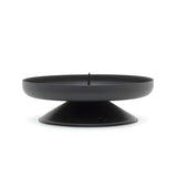 Traditional Black Metal Candle Holder Candle Plate | Pillar Candle Dish Candlestick | Round Votive Candle Holders Candle Holder - Tophatter Daily Deals