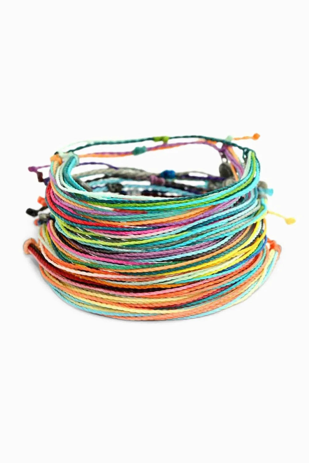 Multi Color Wax Rope Woven Bracelet Set Bracelets - Tophatter Daily Deals