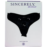 Sincerely Black Lace Strap-On Harness Dildo Sex Toys > Strap-On and Harnesses - Tophatter Daily Deals