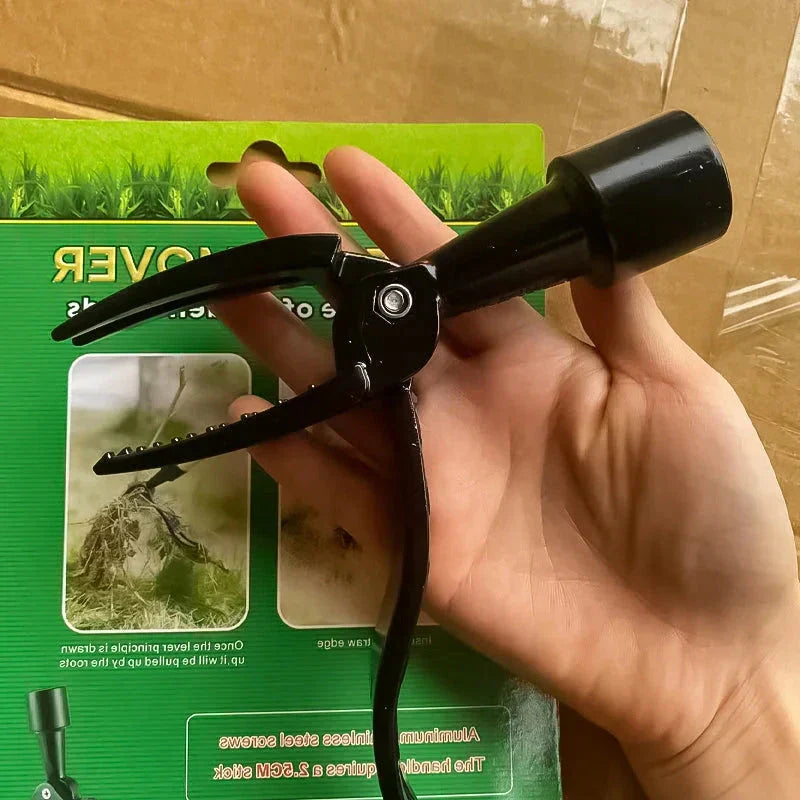 Weed Puller Stainless Steel Adjustable Detachable Handle - Tophatter Daily Deals