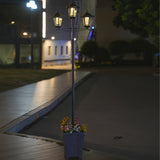 Solar Garden Triple Head Pathway Light Home & Garden > Garden Lights > In-Ground Lights - Tophatter Daily Deals