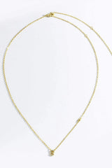 Q To U Zircon 925 Sterling Silver Necklace Necklaces - Tophatter Daily Deals