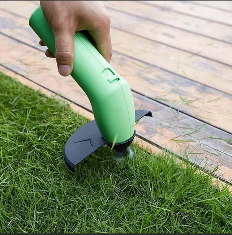 Cordless Mini Weed Trimmer Handheld Edge Trimmer Summer2025 - Tophatter Daily Deals