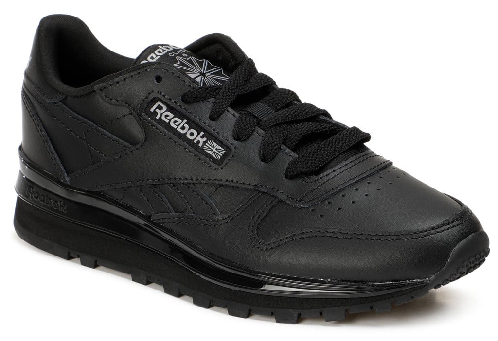 Reebok Men's Classic Leather Clip Shoes - Cblack/Cblack/Cblack Cblack Cblack Footwear - Tophatter Daily Deals
