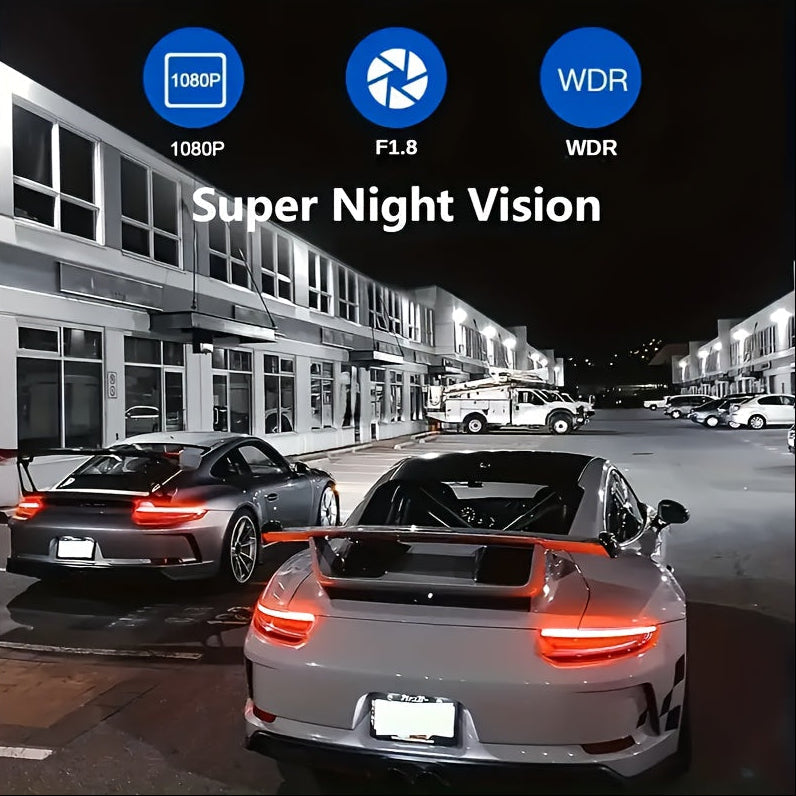 4-Channel Car DVR Dash Cam – 1080P Front, 720P Side & Rear, Night Vision Automotive - Tophatter Daily Deals