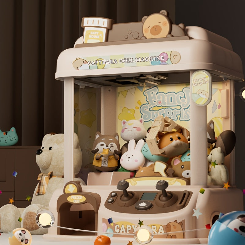 Capybara Toy Claw Machine with Plush Prizes Stuffed Animals - Tophatter Daily Deals