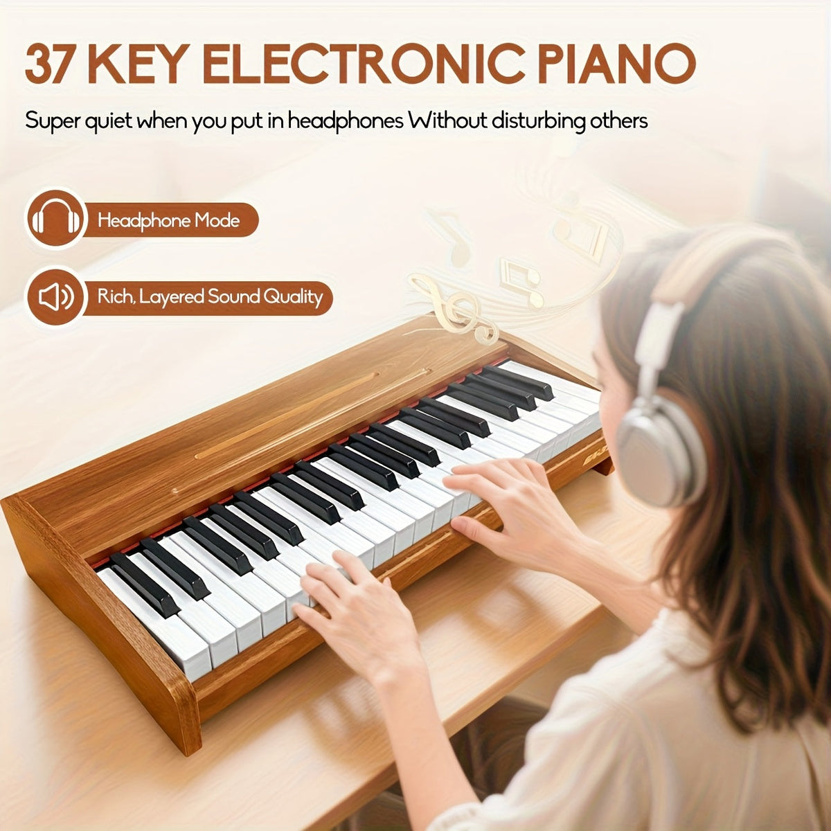 Electronic Keyboard Piano for Beginners Musical Instruments - Tophatter Daily Deals