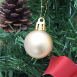 24 Piece Gold And Pink Mini Christmas Baubles | Christmas Tree Decorations | Gold Xmas Baubles Christmas Decor Baubles - Tophatter Daily Deals