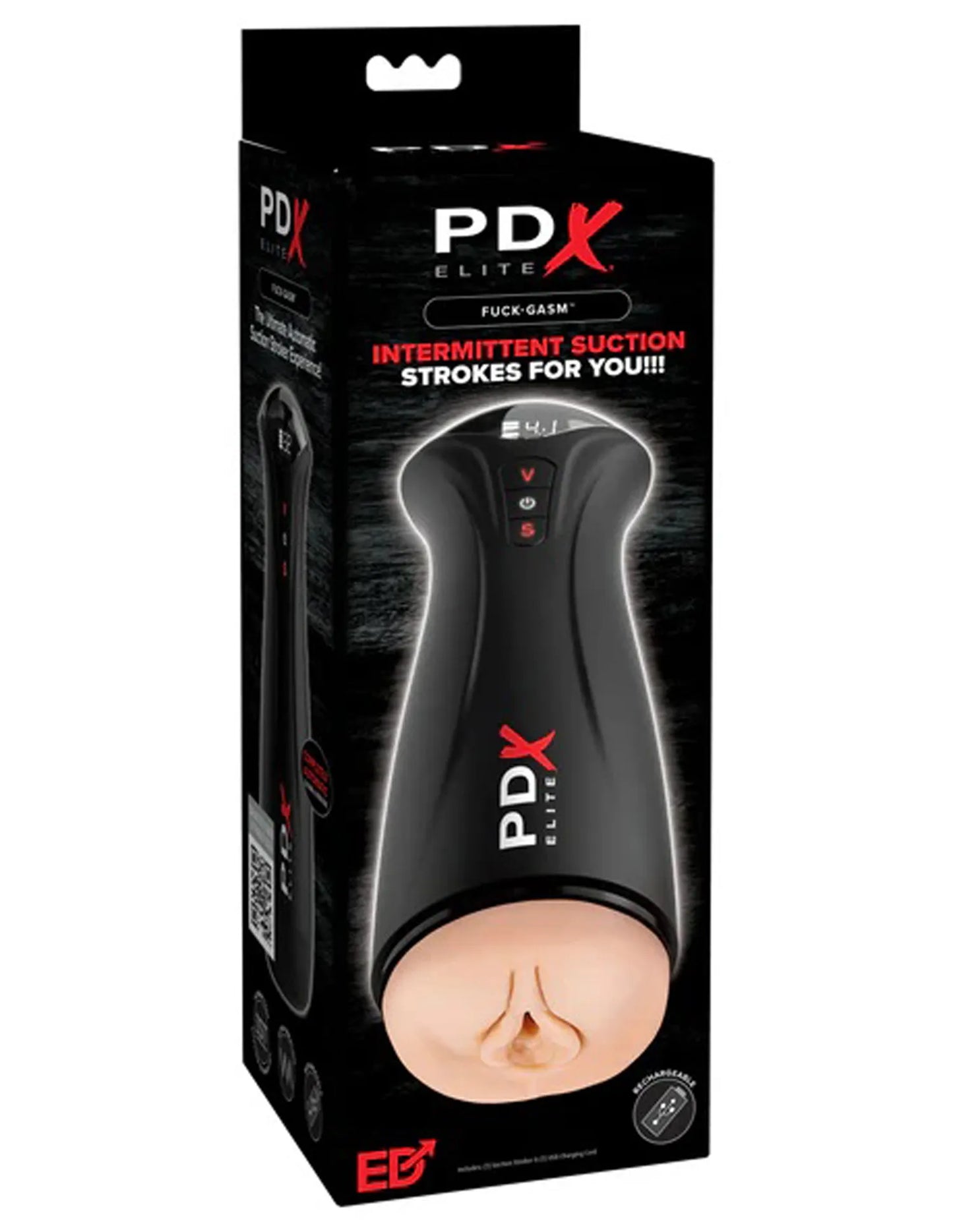 PDX Elite Fuck-Gasm (Light) – Powerful Suction and Vibration Stroker > Sex Toys For Men > Masturbators Premium - Tophatter Daily Deals