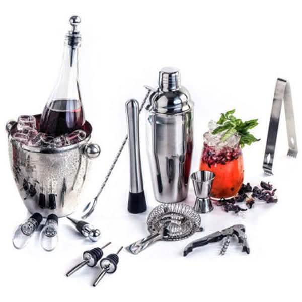 550 ML Stainless Steel Cocktail Kit Wine & Dining - Tophatter Daily Deals