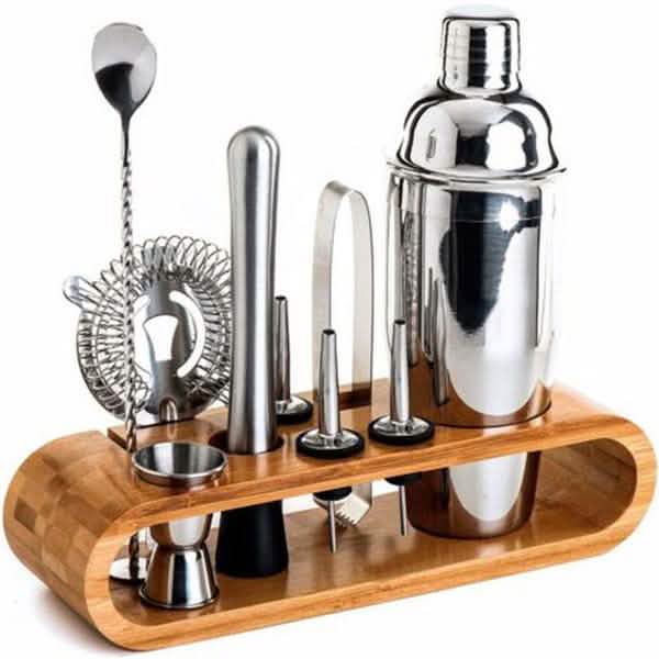 550 ML Stainless Steel Cocktail Kit Wine & Dining - Tophatter Daily Deals