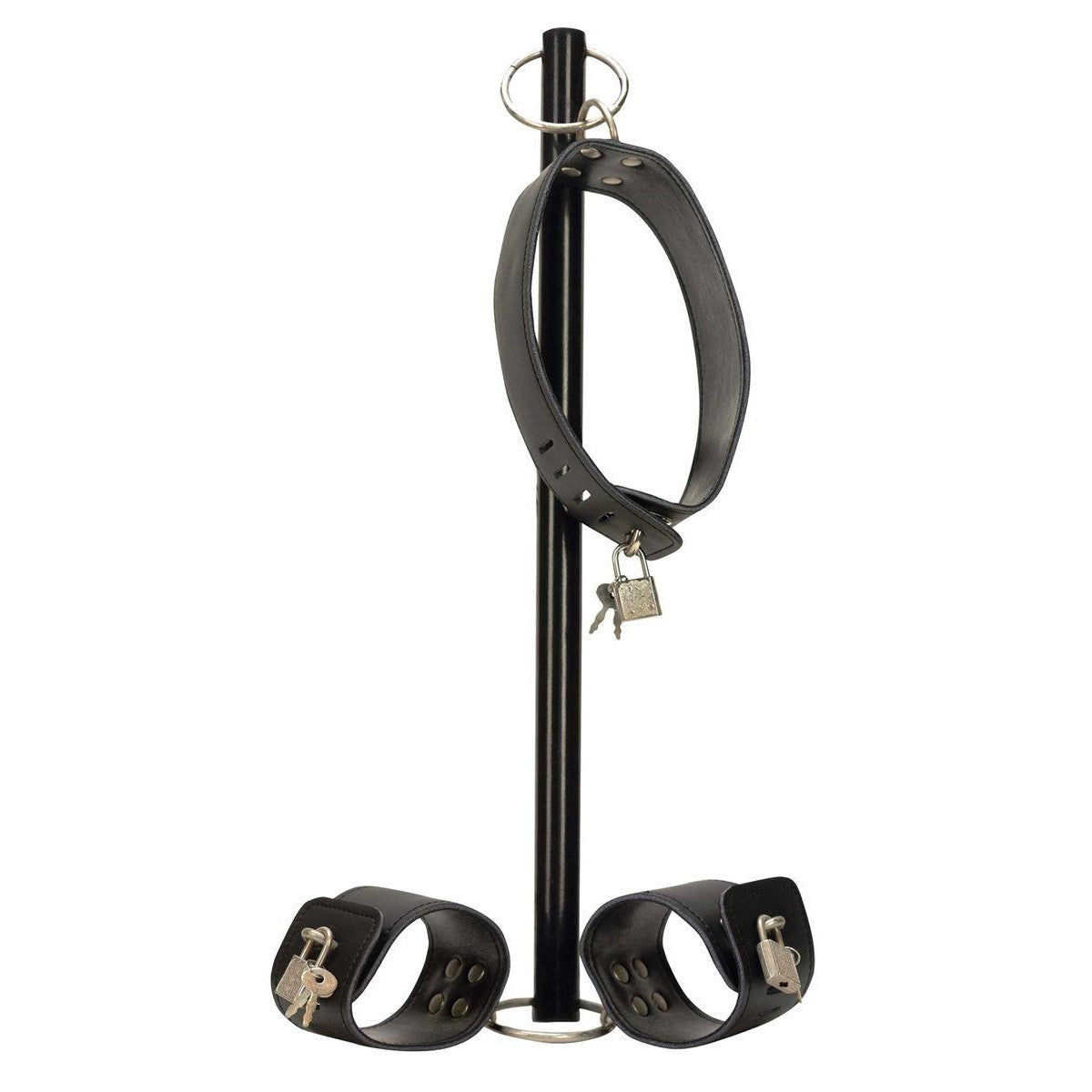 Behind Back BDSM Neck & Wrist Bar Restraints Bondage - Tophatter Daily Deals