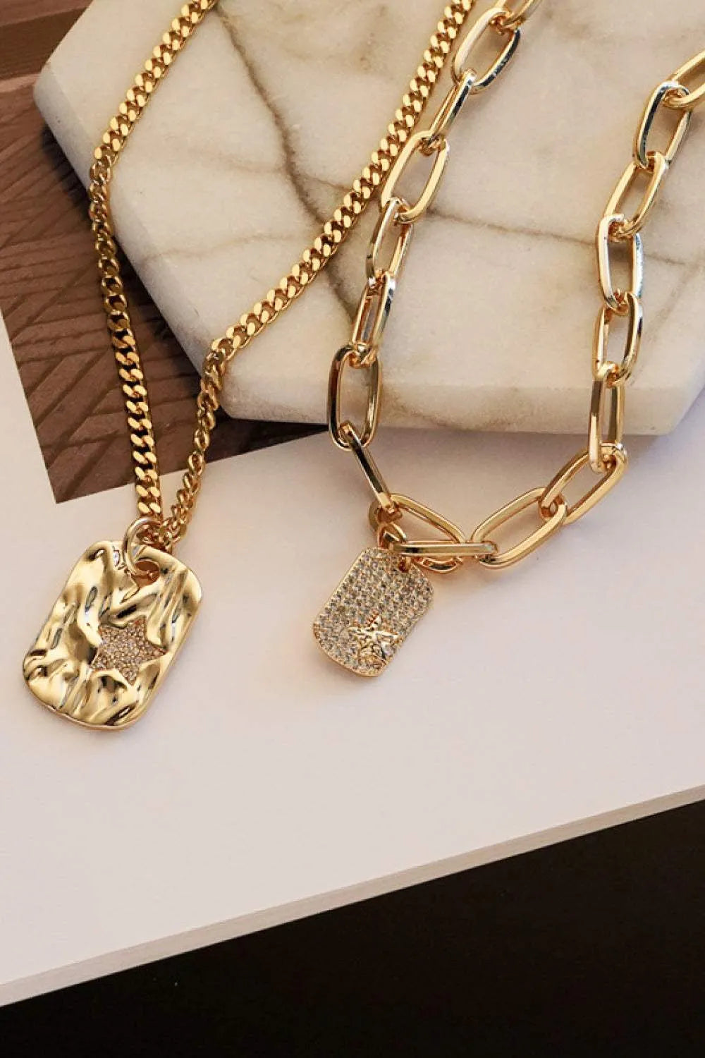 Never Out Of Reach 18K Gold-Plated Pendant Necklace Necklaces - Tophatter Daily Deals