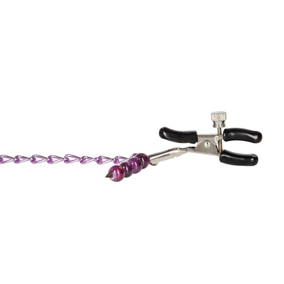 Nipple Play Purple Chain Nipple Clamps Nipple Clamps - Tophatter Daily Deals