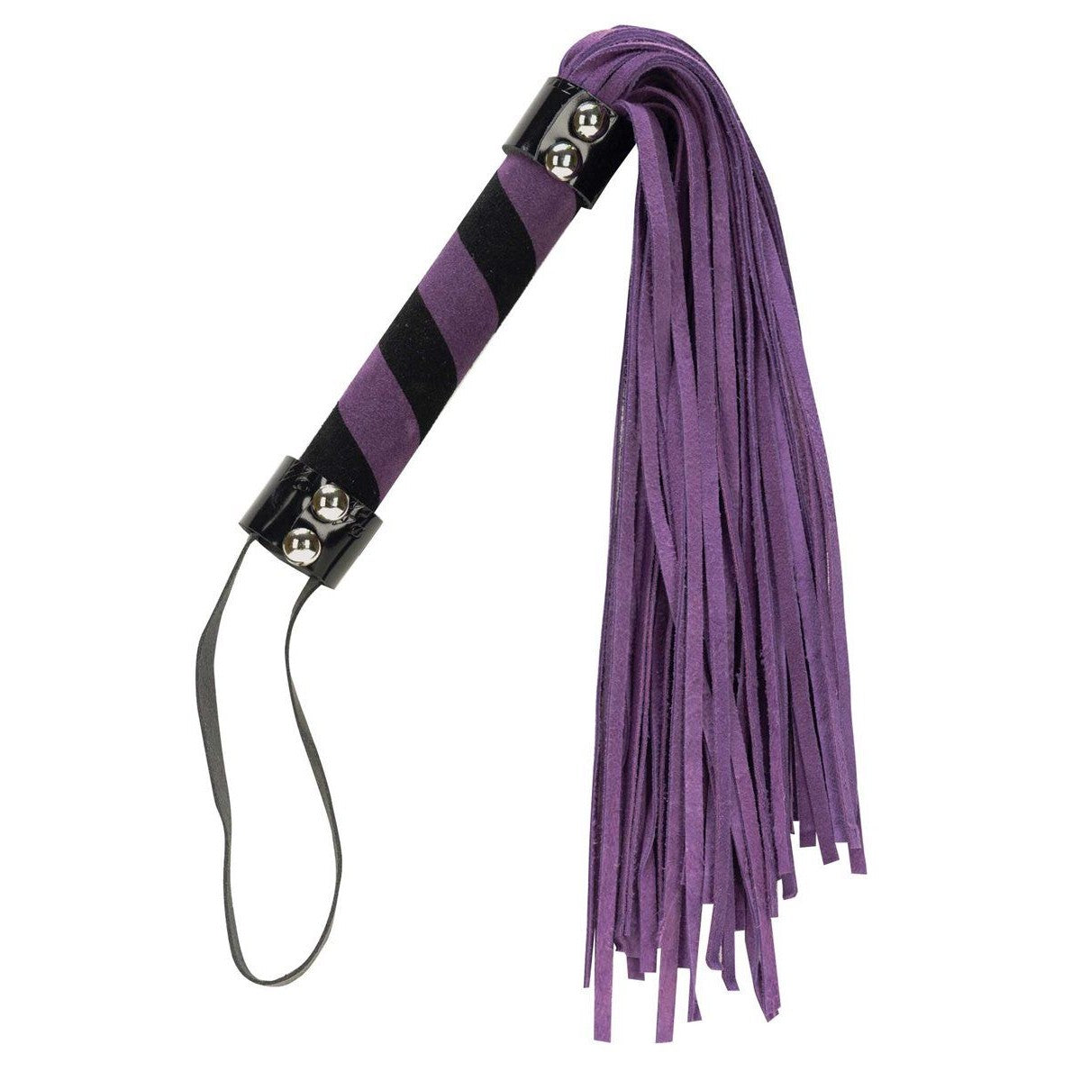 Large BDSM Bondage Flogger with Purple Suede Floggers - Tophatter Daily Deals