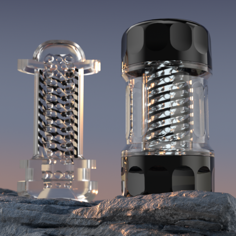 Acmejoy - Galaku Manual Spiral Suction Male Stroker with Textured Sleeve Masturbation Cup - Tophatter Daily Deals