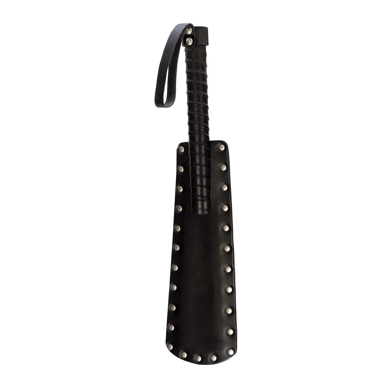 Large BDSM Studded Square Bondage Paddle in Black Paddle - Tophatter Daily Deals